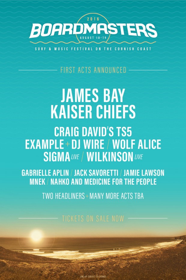 Ticket Details Revealed For 2021 Boardmasters Festival In