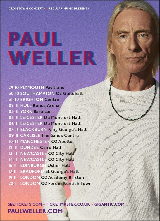 paul weller tour set list